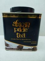 lege blikken doos African Pride tea 2012, Overige merken, Gebruikt, Ophalen of Verzenden, Thee