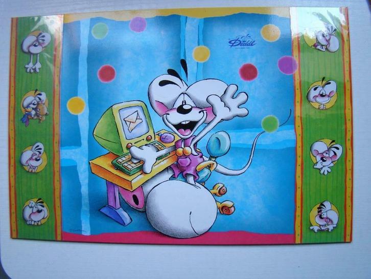 tapis de bureau diddlina 40x60 cm, Collections, Diddl, Utilisé, Autres types, Diddlina, Enlèvement ou Envoi