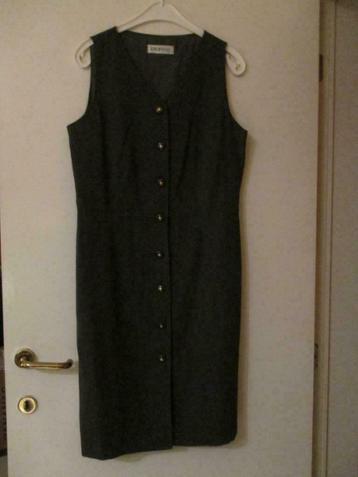 Robe chasuble vintage Bianca 42, Taille 42/44 (L), Bianca, Gris, Enlèvement ou Envoi