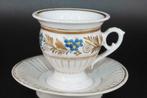 Tasse et sous tasse en porcelaine 19 ème (circa 1880), Enlèvement ou Envoi