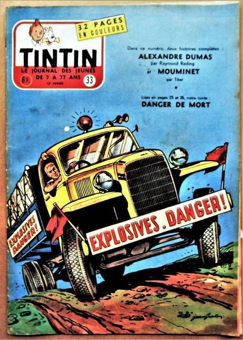 Tintin. Le journal des jeunes de 7 à 77 ans, Bruxelles, Belgique, 20e  siècle, 3e quart