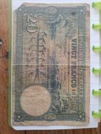 Bankbiljet van 20 belgische congo-frank 1940/1948