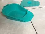 Bedpan met deksel en handvat., Comme neuf, Synthétique, Enlèvement, Avec couvercle