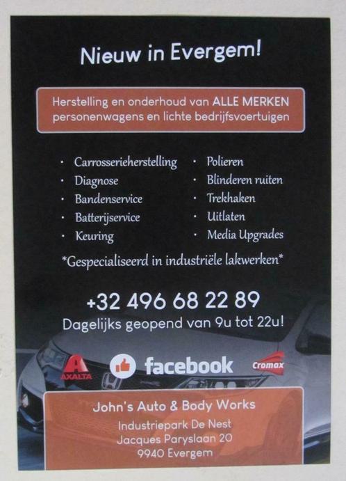 John's Auto & Bodyworks - EVERGEM, Auto-onderdelen, Carrosserie, Alfa Romeo, BMW, Fiat, Overige automerken, Ophalen of Verzenden