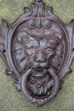 Deurklopper, gepatineerde gietijzeren deur, Doe-het-zelf en Bouw, Ophalen of Verzenden, Nieuw