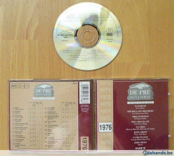 cd diverse artiesten de pre historie 1976 queen kraftwerk, Cd's en Dvd's, Cd's | Pop, Gebruikt, 1960 tot 1980, Ophalen of Verzenden