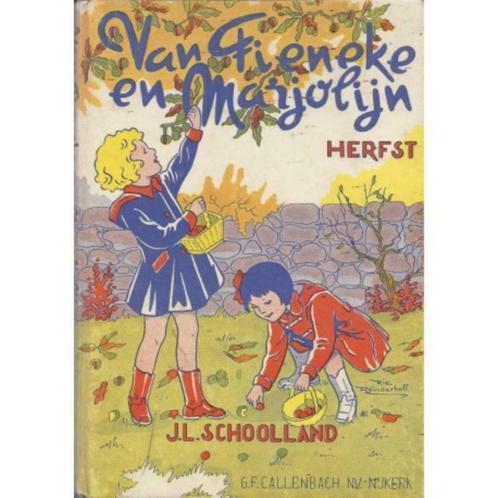 Van Fieneke en Marjolein - Herfst Schoolland, J.L., Boeken, Kinderboeken | Jeugd | onder 10 jaar, Gelezen, Fictie algemeen, Ophalen of Verzenden