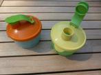 Twee melkpoederdoseerders Tupperware, Kinderen en Baby's, Ophalen, Gebruikt