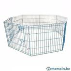 Enclos 8 panneaux bleu enclos chien parc chien cage NEUF, Animaux & Accessoires, Accessoires pour chiens, Envoi, Neuf