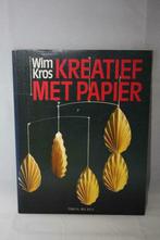 Boek - Kreatief met Papier - Wim Kros - 1987 - Mooie staat, Livres, Loisirs & Temps libre, Convient aux enfants, Scrapbooking et Bricolage