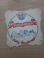oud bierkaartje  Patersbier  Abdij Steenbrugge, Verzamelen, Biermerken, Ophalen of Verzenden