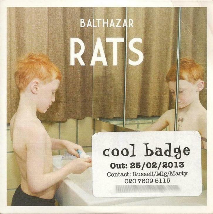 BALTHAZAR - RATS - UK PR0M0 ONLY  CD ALBUM - 2013, Cd's en Dvd's, Cd's | Rock, Zo goed als nieuw, Poprock, Verzenden