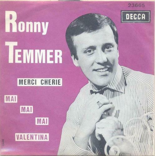 Ronny Temmer – Merci Cherie (Udo Jurgens song) / Mai mai mai, Cd's en Dvd's, Vinyl | Nederlandstalig, Ophalen of Verzenden