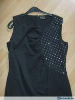 jurk zwart merk giovanne san martino - maat 40, Noir, Taille 38/40 (M), Porté, Enlèvement ou Envoi