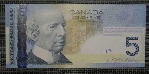 Billet 5 Dollars Canada 2006 UNC, Timbres & Monnaies, Billets de banque | Europe | Billets non-euro, Série, Autres pays, Enlèvement ou Envoi
