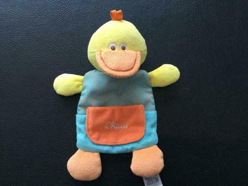 Knuffeldoekje Chicco, Kinderen en Baby's, Speelgoed | Knuffels en Pluche, Zo goed als nieuw, Eend, Ophalen of Verzenden