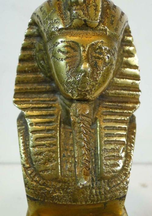 beeld :  Farao met gestyleerde baard, Verzamelen, Beelden en Beeldjes, Ophalen of Verzenden