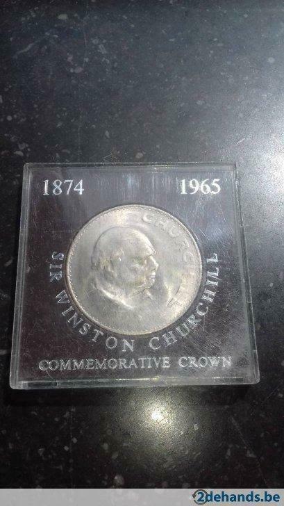 Munststuk Winston Churchill, Postzegels en Munten, Munten | Europa | Niet-Euromunten, Ophalen