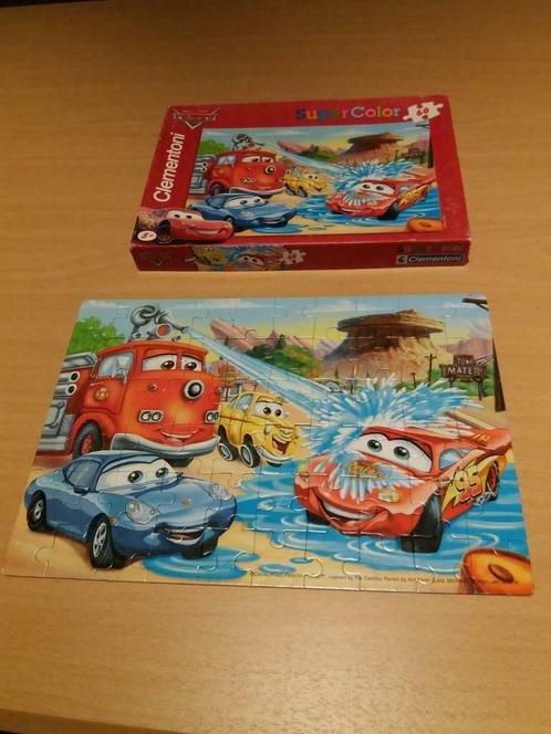 puzzel Cars - 60 stuks, Kinderen en Baby's, Speelgoed | Kinderpuzzels, Zo goed als nieuw, 4 tot 6 jaar, Meer dan 50 stukjes, Ophalen