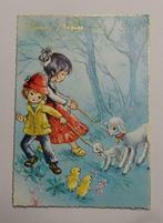 Oude postkaart "Joyeuses Pâques", Gelopen, Feest(dag), 1960 tot 1980, Ophalen of Verzenden