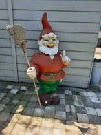 tuinkabouter met hark / XL - 95 cm!