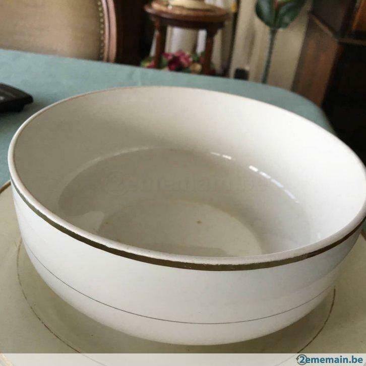 schotel met onderschotel, Antiek en Kunst, Curiosa en Brocante, Ophalen