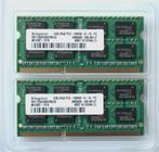 Kit Kingston 2 x 2 GB 2Rx8 PC3-10600S-9 DDR3 SODIMM, 2 GB, Comme neuf, Laptop, Enlèvement ou Envoi