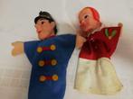 * Vintage speelgoed: 2 oude poppenkast poppen, Ophalen of Verzenden