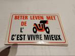 STICKER Beter leven met de auto, Verzamelen, Ophalen of Verzenden, Nieuw, Auto of Motor