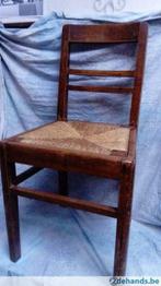 Stoelen met rieten zitting, 2 stuks, Antiek en Kunst, Ophalen