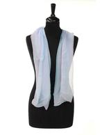 Étole en soie, bleue et rose pâle, Vêtements | Femmes, Enlèvement, Comme neuf, Accessoires