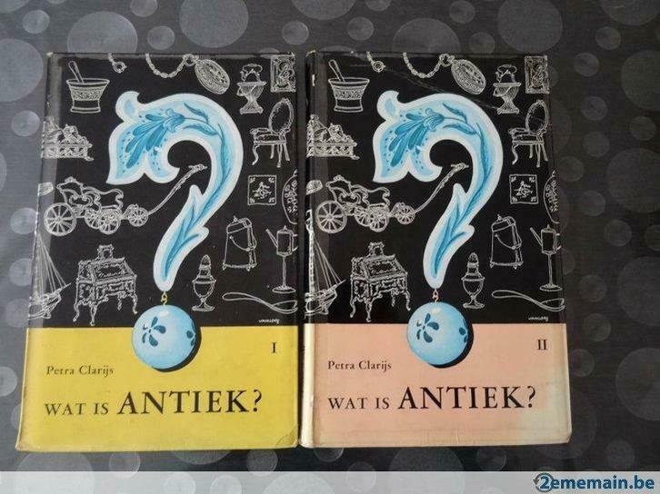 2 x Wat is antiek   Petra Clarijs, Boeken, Kunst en Cultuur | Architectuur, Gelezen, Ophalen of Verzenden