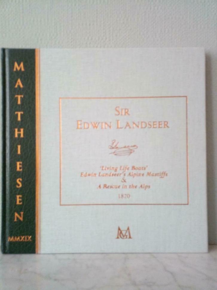 Edwin Landseer's Alpine mastiffs & A rescue in the Alps, Boeken, Kunst en Cultuur | Beeldend, Zo goed als nieuw, Schilder- en Tekenkunst