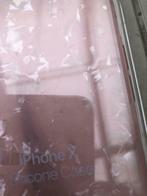 1iPhone X hoesje, silicone case roze, Ophalen of Verzenden