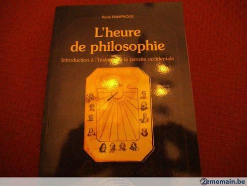 Livre "L'heure de philosophie". René RAMPNOUX., Boeken, Filosofie, Nieuw, Verzenden