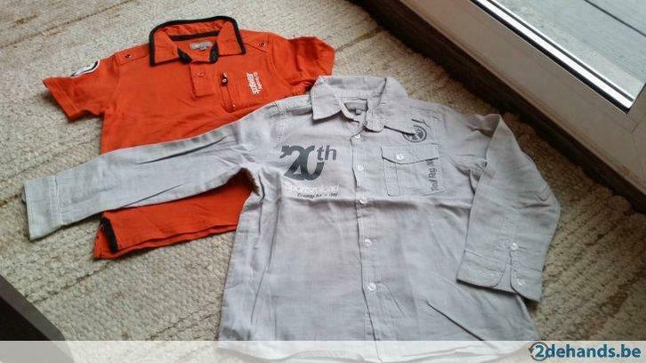 Set hemd en t-shirt van JBC maat 122, Kinderen en Baby's, Kinderkleding | Maat 122, Gebruikt, Jongen, Shirt of Longsleeve, Verzenden
