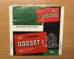 Gosset tabaks St. Michel oude verpakking shag roltabak, Verzamelen, Rookartikelen, Aanstekers en Luciferdoosjes, Verzenden, Zo goed als nieuw