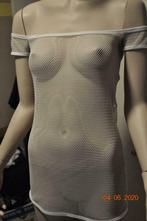 Mini robe blanche résille, Vêtements | Femmes, Robes, Enlèvement ou Envoi, Au-dessus du genou, Comme neuf, Sans