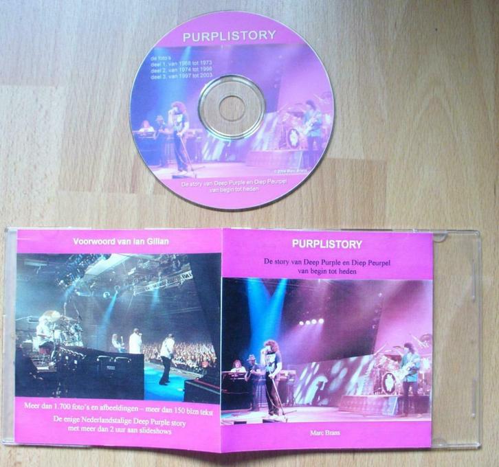 DEEP PURPLE - CD-ROM PURPLISTORY AVEC HISTOIRE NÉERLANDAISE, CD & DVD, CD | Hardrock & Metal, Comme neuf, Enlèvement ou Envoi