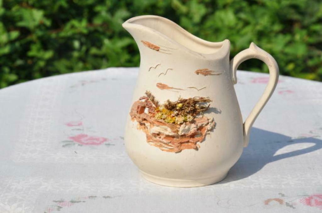 § pichet en faience j.c.ceramic tertre, Antiquités & Art, Enlèvement ou Envoi