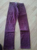 Paarse jeansbroek met verstelbare taille maat 152, Ophalen of Verzenden, Zo goed als nieuw