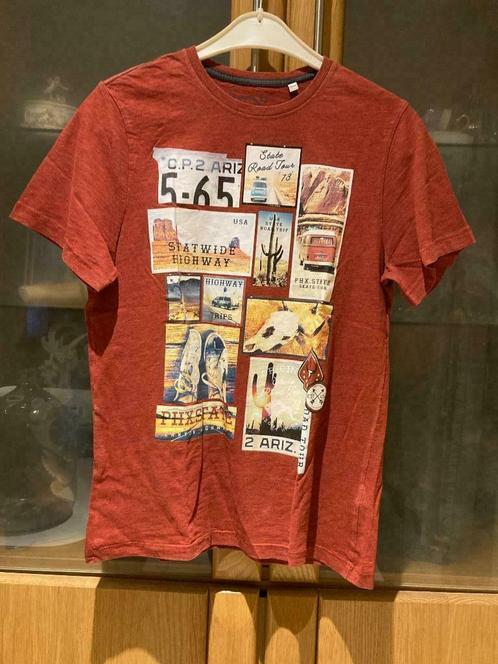 Rood/bruine T-shirt Arizona in prima staat mt158/164, Kinderen en Baby's, Kinderkleding | Maat 158, Gebruikt, Jongen, Shirt of Longsleeve