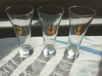 Brouwerij Carlsberg 3 bierglazen, Verzamelen, Biermerken, Ophalen, Gebruikt