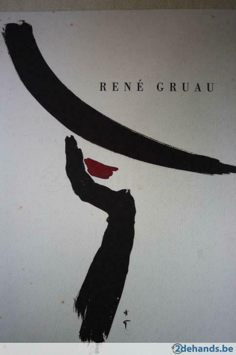 Hommage à René Gruau Crédit photographique: Marc Alfieri, Livres, Art & Culture | Arts plastiques, Utilisé, Enlèvement ou Envoi