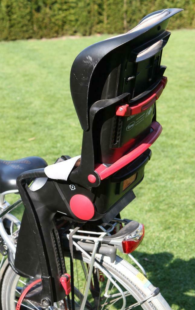 ② Fietsstoel Römer Jockey comfort zwart/grijs — Fietsaccessoires |  Fietsstoeltjes — 2dehands