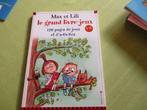 MAX ET LILI. LE GRAND LIVRE-JEUX. A PARTIR DE 6 ANS., Enlèvement ou Envoi, Neuf, Français
