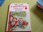 MAX ET LILI. LE GRAND LIVRE-JEUX. A PARTIR DE 6 ANS., Nieuw, Frans, Ophalen of Verzenden