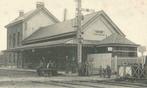 Carte Postale Dour La Gare (Het station), Henegouwen, Ongelopen, Ophalen of Verzenden