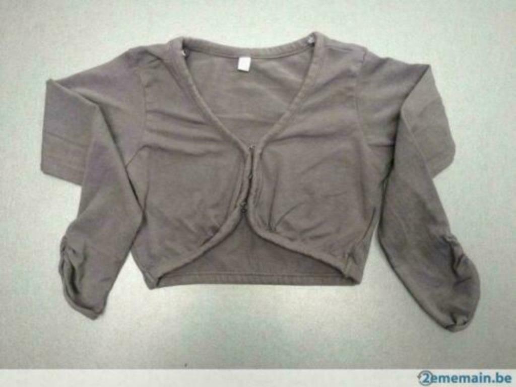 Gilet gris - Taille 104, Sans marque, Enlèvement ou Envoi, Pull ou Veste, Comme neuf