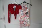 ensemble GWear veelkleurig-rood m XS, 14 j, Ophalen of Verzenden, Gebruikt, Meisje, Setje